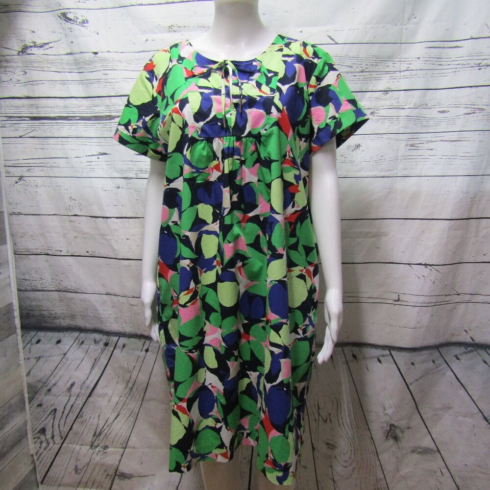Gap Printed Split Neck Tunic Dress - image 2